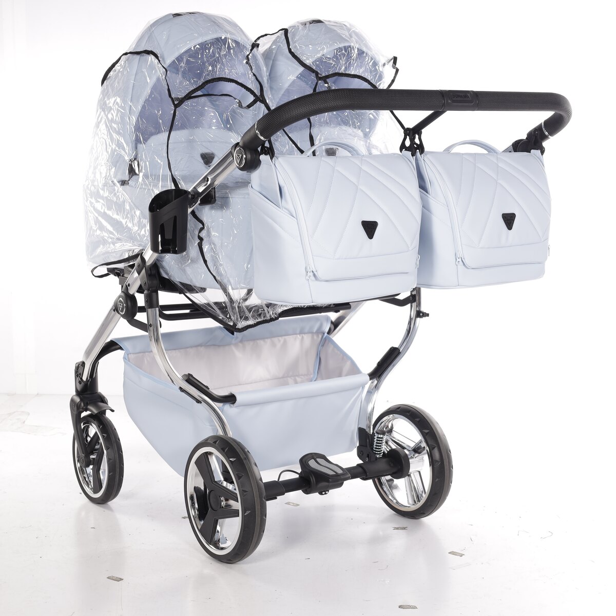 Detalles Carro gemelar Junama DUO V3 Eco Cuero de 78 cm foto 10