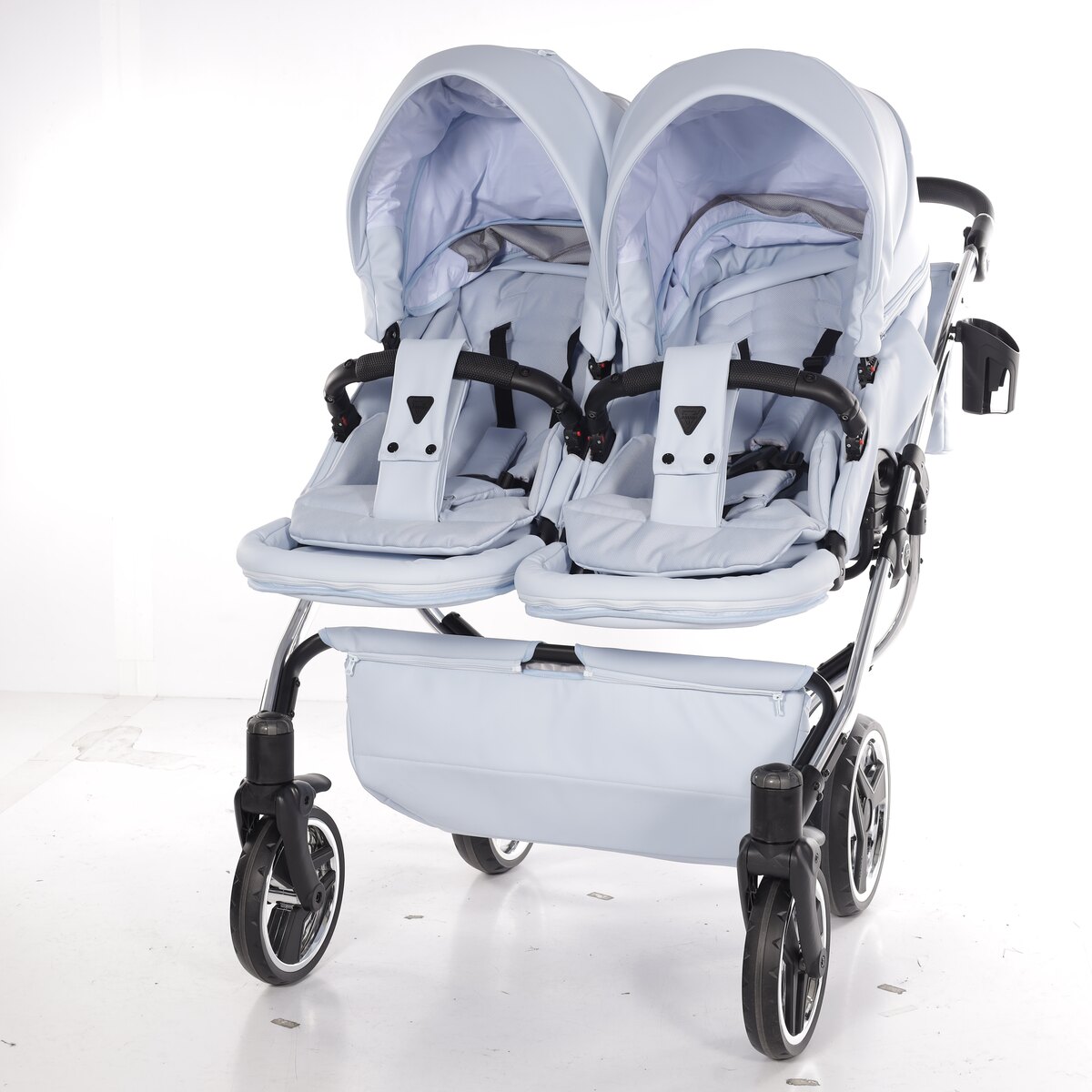 Detalles Carro gemelar Junama DUO V3 Eco Cuero de 78 cm foto 12