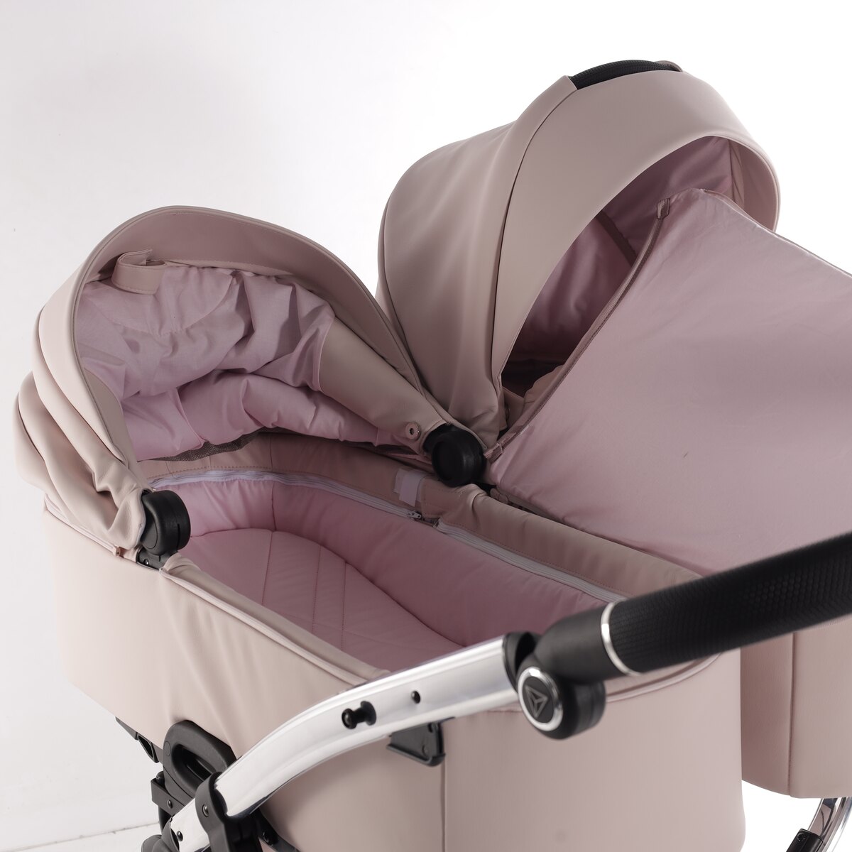 Detalles Carro gemelar Junama DUO V3 Eco Cuero de 78 cm foto 14