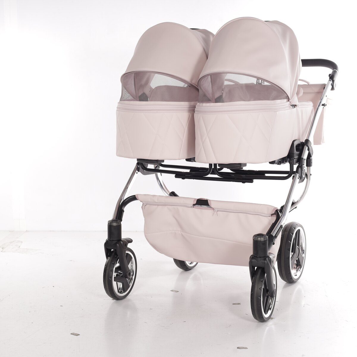 Detalles Carro gemelar Junama DUO V3 Eco Cuero de 78 cm foto 16