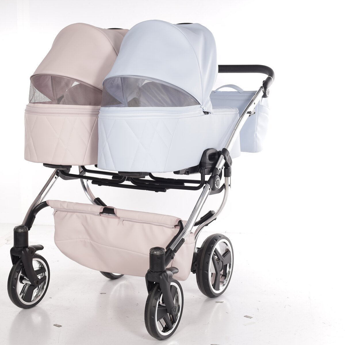 Detalles Carro gemelar Junama DUO V3 Eco Cuero de 78 cm foto 18